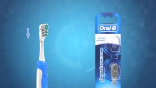 How to replace brush head of OralB Cross Action Power [upl. by Enilaf]