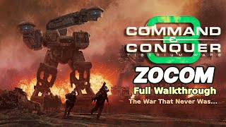 Command amp Conquer Tiberium Wars  ZOCOM Campaign Full Walkthrough  Hard Difficulty [upl. by Bander12]