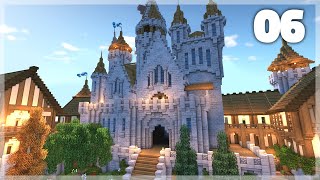 Minecraft How to Build a Medieval Castle  Huge Medieval Castle Tutorial  Part 6 [upl. by Deehan320]