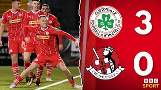 HIGHLIGHTS  Cliftonville 30 Crusaders [upl. by Nagey]