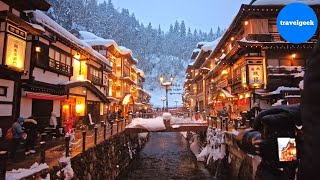 Visiting Japans Secret Winter Village like quotSpirited Awayquot  Ginzan Onsen [upl. by Ehav529]