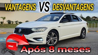 Molas Eibach Vantagens vs Desvantagens após 8 meses no VW Jetta R Line [upl. by Nueormahc]