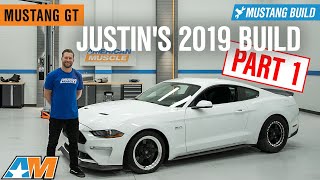 2019 Ford Mustang Build  Exhaust Lowered and Wheels amp Tires – Justin’s 2019 Mustang GT Build 🏎️ [upl. by Gudren]