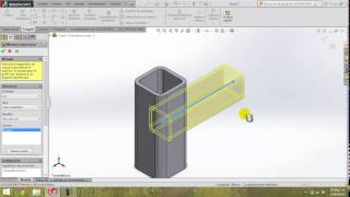 SolidWorks 2015 Tutorial  Piezas Soldadas [upl. by Ogram277]