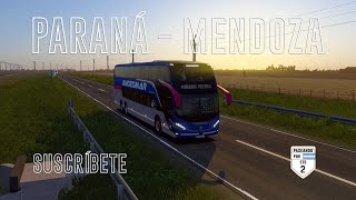 NOS PASAMOS UN POCO XD 🚌 PARANÁ  MENDOZA 🚌 ETS 2 149 Mapa Ceibo argentina [upl. by Htnnek]