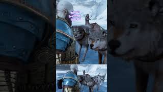 Kratos’ Soft Side the Sled Dogs  God of War Ragnarokgameshorts kratosragnarok godofwarragnarok [upl. by Halle]