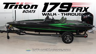 Triton Boats 179 TrX WALK  THROUGH [upl. by Alial]