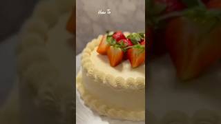 Holiday Cake Topped with Strawberries [upl. by Htebazil]