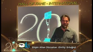 Engin Altan Düzyatan  Diriliş Ertuğrul  Hall of Fame  International  The ITA Awards 2020 [upl. by Yoshi]