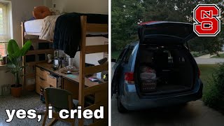 college movein vlog  dorm tour NCSU [upl. by Mcleroy]