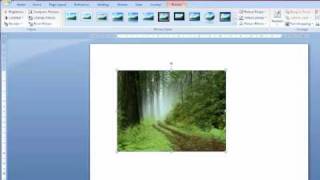 How to insert and Edit Images in Word 2007 [upl. by Marten]