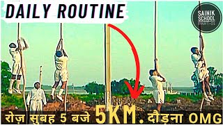 Daily Routine Of Sainik School  Part  01  MrCA6124 [upl. by Corwun]