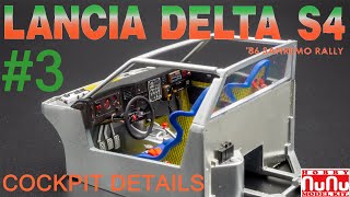 124 Lancia Delta S4 86 San Remo rally Cockpit detailing NuNu 24005 3 [upl. by Dituri]