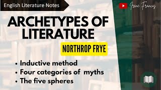 The Archetypes of Literature  Northrop Frye  IRENE FRANCIS [upl. by Vernier428]