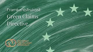 Framkantsfrukost Green Claims Directive [upl. by Ahsinal]