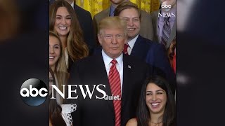 Trump tells reporter to be quiet [upl. by Acillegna]