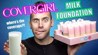 Covergirl Clean Fresh Skin Milk Foundation Review NO COVERAGE [upl. by Lempres]