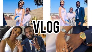 Tjimaa and Castro’s Wedding  VLOG  Namibian YouTuber [upl. by Helmut]