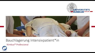 Lehrvideo Bauchlagerung Intensivpatientin – Nimbus® Professional Matratze  Uniklinik Freiburg [upl. by Glavin]