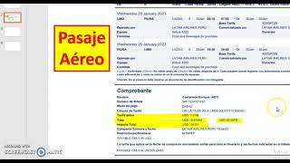 COMO REGISTRAR UN TICKET O BOLETO AÉREO  REGISTRO DE COMPRA SUNAT 2023 [upl. by Aggappe273]