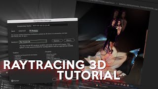 After Effects  Raytracing 3d tutorial  HOW TO TRACE ANY 3D SHAPE  ib mirocrita 😾😄 [upl. by Arihk]