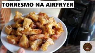 Torresmo crocante na AIRFRYER sem óleo super fácil e delicioso [upl. by Ennahgiel]