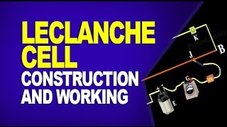 Leclanche Cell Construction and Working of Leclanche Cell [upl. by Anor]