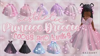 Aesthetic Prom and Princess Royal Dresses  Codes and Links  Roblox Bloxburg Berry Avenue [upl. by Naliorf]