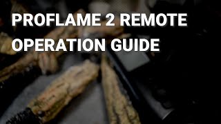 Proflame 2 Operation Guide [upl. by Earazed]