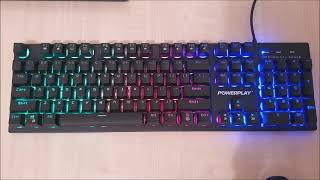 Powerplay Mechanical sense Gaming Keyboard [upl. by Leak]