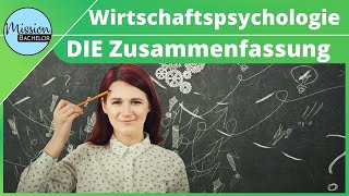 Wirtschaftspsychologie – DIE Zusammenfassung für deine Prüfung [upl. by Razatlab]