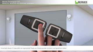 Handsender BDS 210 220 240 vererben  Berner Torantriebe KG [upl. by Leoy69]