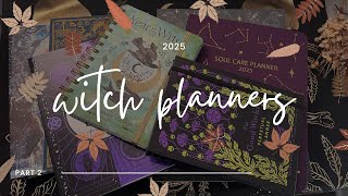 Witchcraft planners for 2025 part 2 even more options Vlogtober day 4 [upl. by Nerred27]