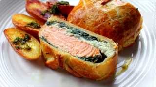 Salmon en croute recipe [upl. by Thetis]