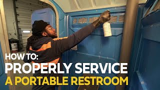 How to Service a Portable Restroom 2020 [upl. by Nassir969]