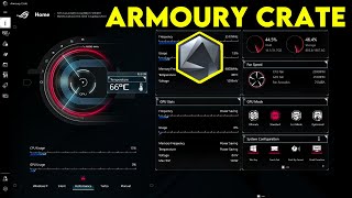 How to Use ASUS ROG Armoury Crate  Review [upl. by Eilujna]