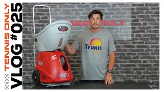 Lobster Tennis Ball Machines Explained  Tennis Only VLOG 25 🦀🎾 [upl. by Euqinoj944]