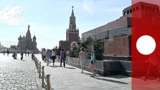 Moscow Lenins mausoleum reopens to public [upl. by Arvonio]