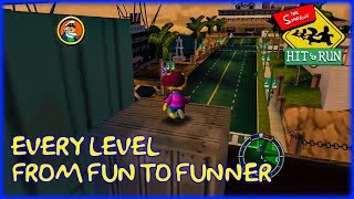 Ranking the Levels from The Simpsons Hit and Run [upl. by Tlihcox]