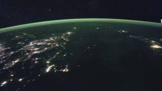 North Korea Looks Strangely Dark From Space In Asia FlyOver  Video [upl. by Aicella199]