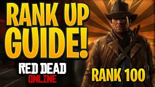 The Ultimate XP Guide To Rank Up Fast In Red Dead Online [upl. by Brozak]