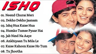 Ishq movie all songs Aamir KhanJuhi ChawlaAjay DevganKajolmusical worldMUSICAL WORLD [upl. by Davidson]