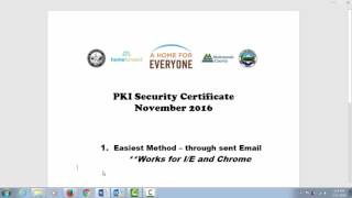 PKI Installation Video [upl. by Alyssa]