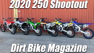 2020 250 Shootout  Dirt Bike Magazine [upl. by Nerha]