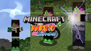 GREATEST NARUTO MOD EVER Ahznbs Naruto Mod Part 1 Weapons Armors Jutsus Minecraft Naruto Mod [upl. by Barbur]