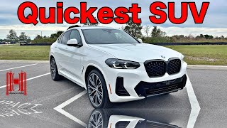 2024 BMW x4 xdrive30i is the Quickest SUV All Specs ampTest Drive [upl. by Hoo552]