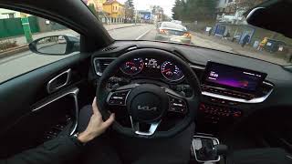 2023 Kia ProCeed GTLine 15 TGDi A7 160HP  POV Test Drive [upl. by Adnerb]