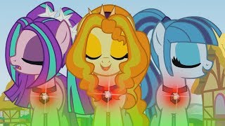 MLP ANIMATION The Sirens Call Equestria Girls Dazzlings Song [upl. by Ahsinrats]