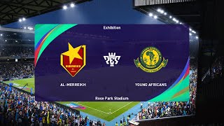 AlMerrikh vs Yanga 16092023 CAF Champions League PES 2021 [upl. by Couchman214]