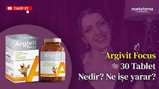 Argivit Focus Tablet Ne İşe Yarar Nasıl Kullanılır [upl. by Hartmunn50]